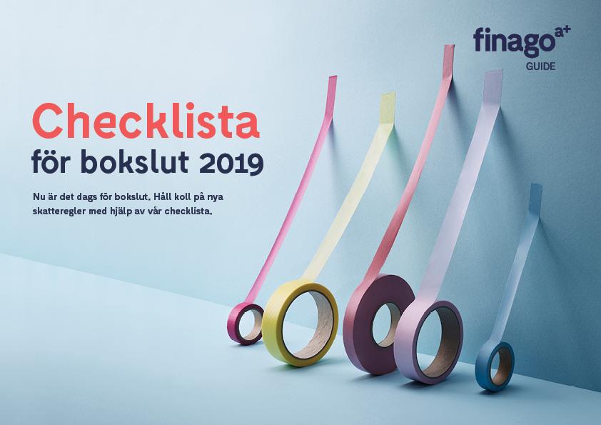 Accountor Finago guide: Checklista för bokslut 2019